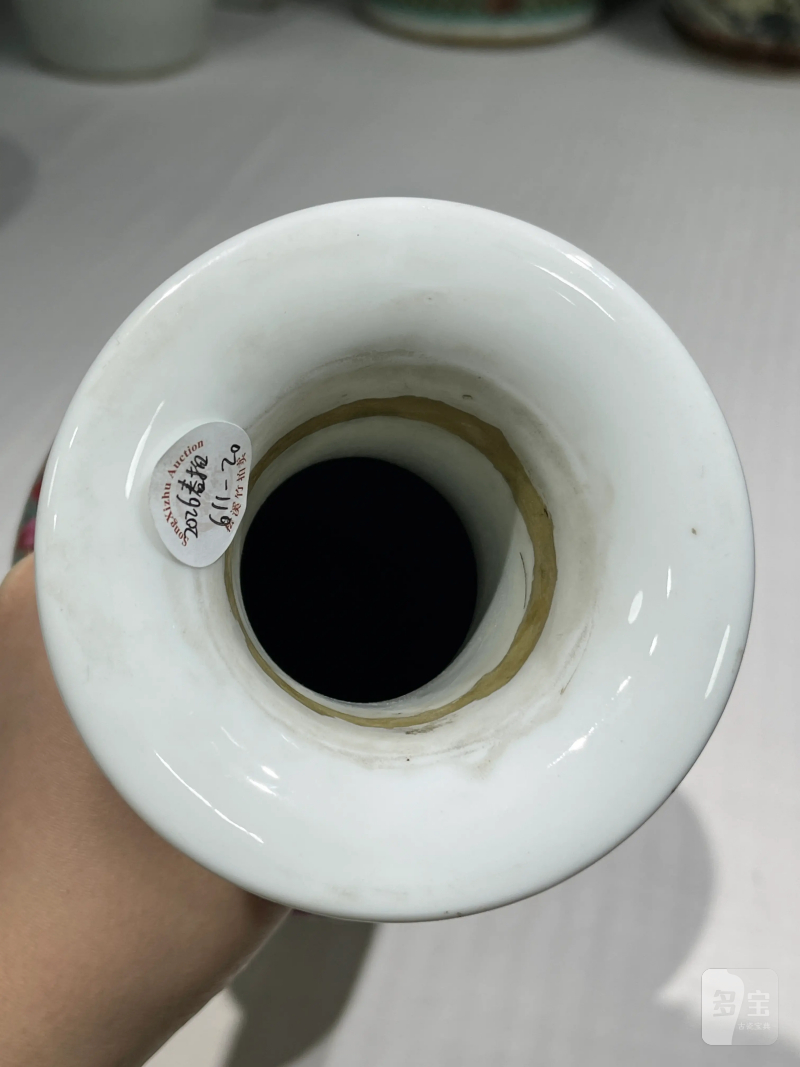 清代 粉彩花鸟纹瓶一组二十一件 - 图76